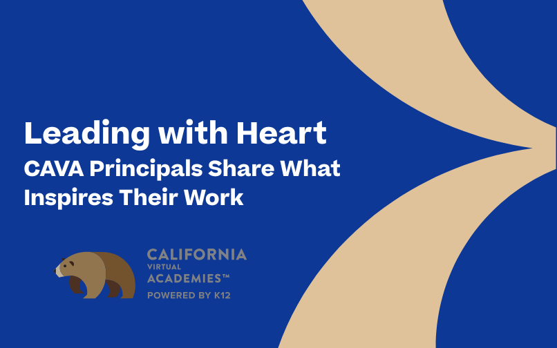 Graphic with text leading with heart