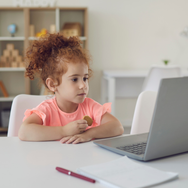 little girl in virtual girl
