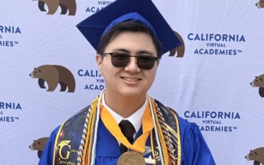JC at his CAVA graduation.